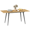 « Allonge » — Table extensible effet bois, 120 à 160 cm