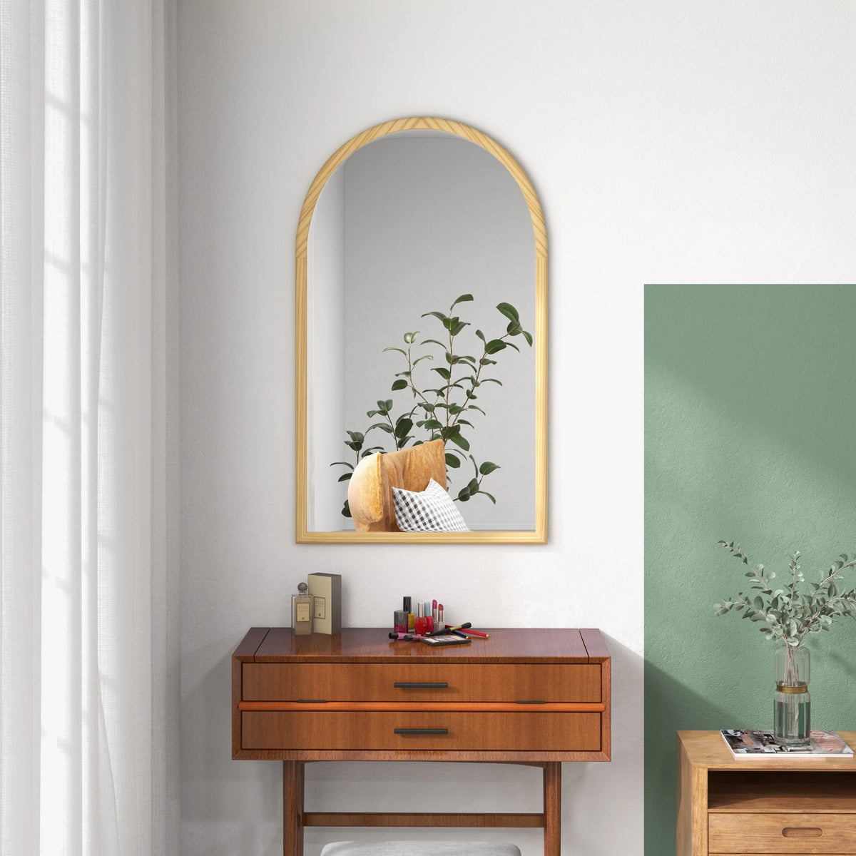 « Ogive » — Miroir mural en arche, 110 cm