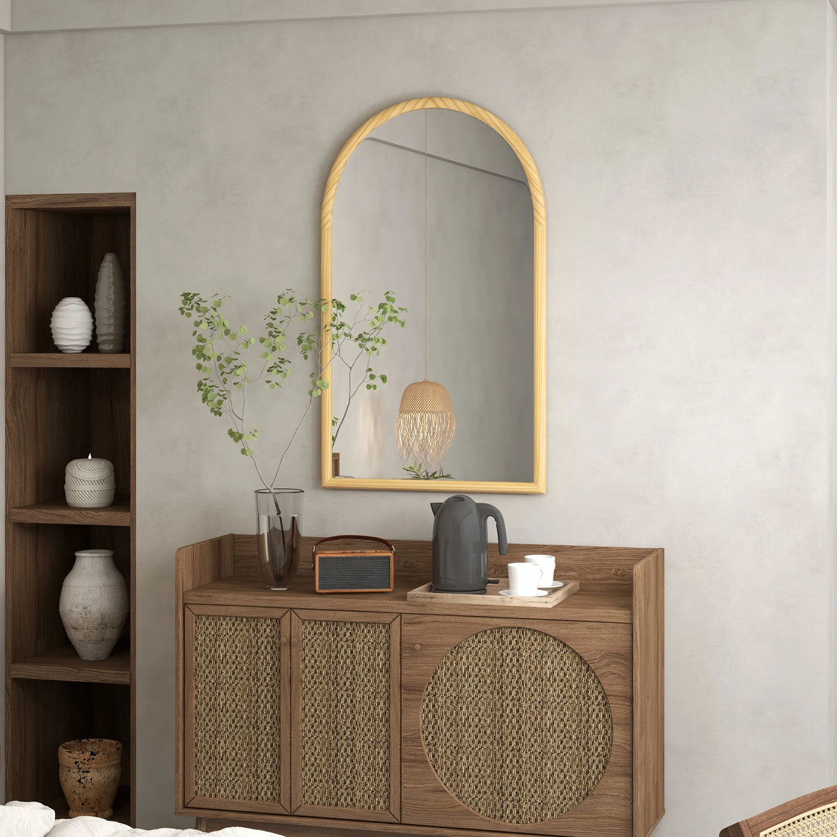« Ogive » — Miroir mural en arche, 110 cm