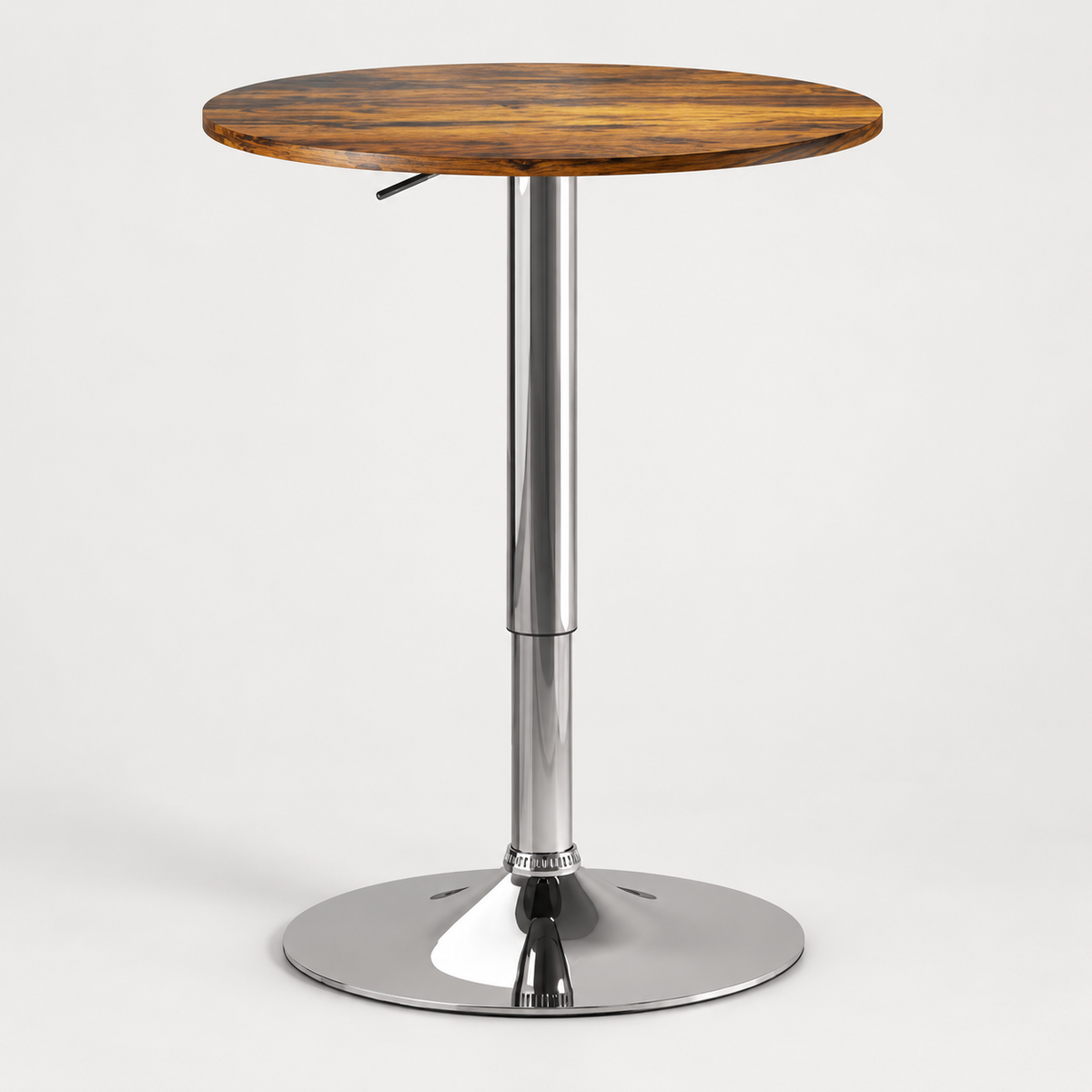 « Bistro » — Table ronde réglable à plateau pivotant — vue 1