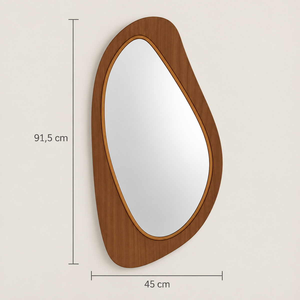 Camée — dimensions du miroir