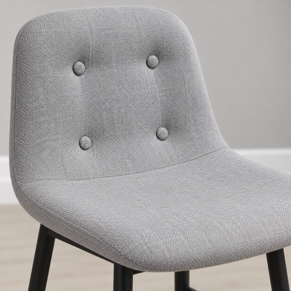 « Comptoir » — Ensemble table haute et 4 tabourets gris — vue 4