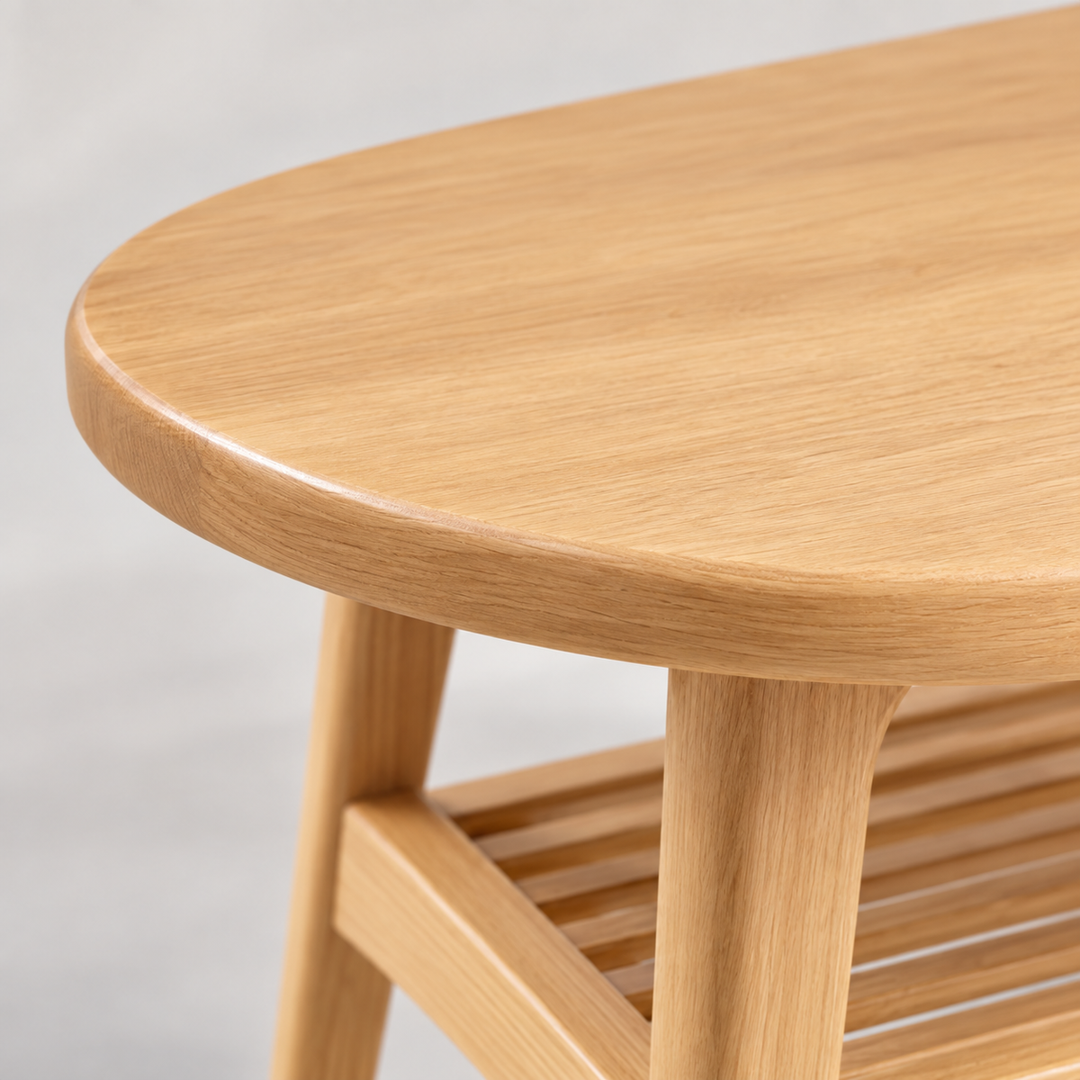 « Estran » — Table basse ovale à double niveau — vue 3