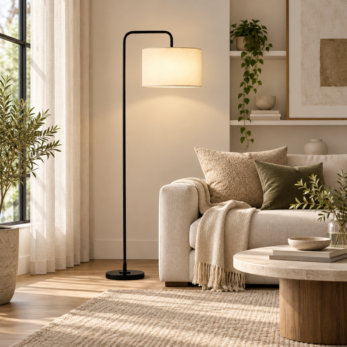 « Lecture » — Lampadaire E27 avec interrupteur au pied — vue 2