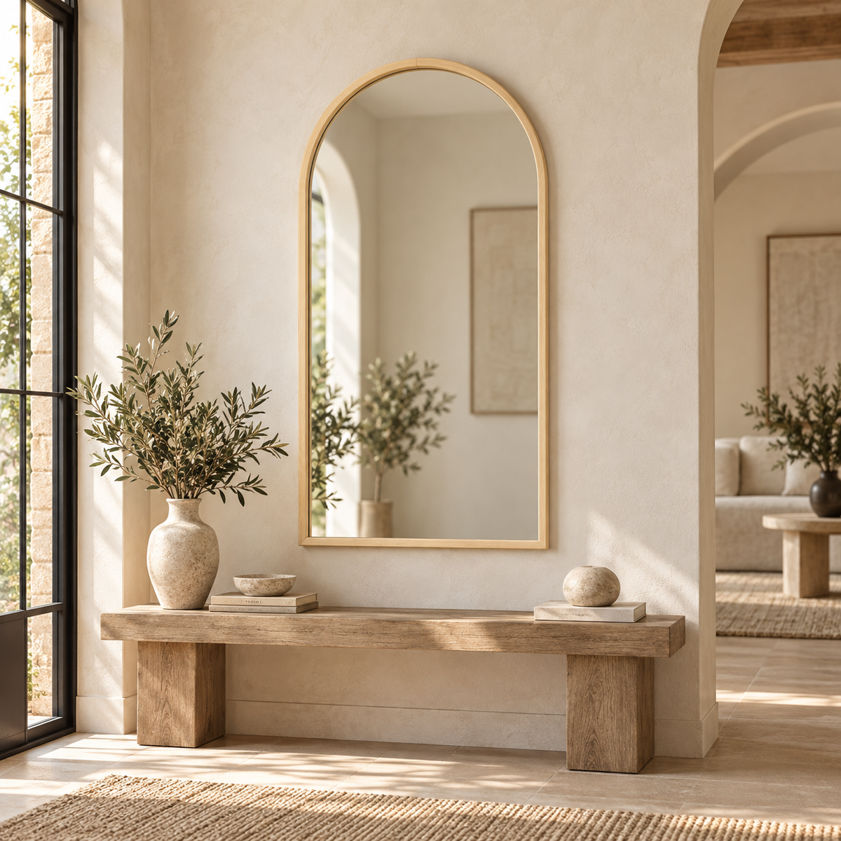 « Ogive » — Miroir mural en arche, 110 cm — vue 2