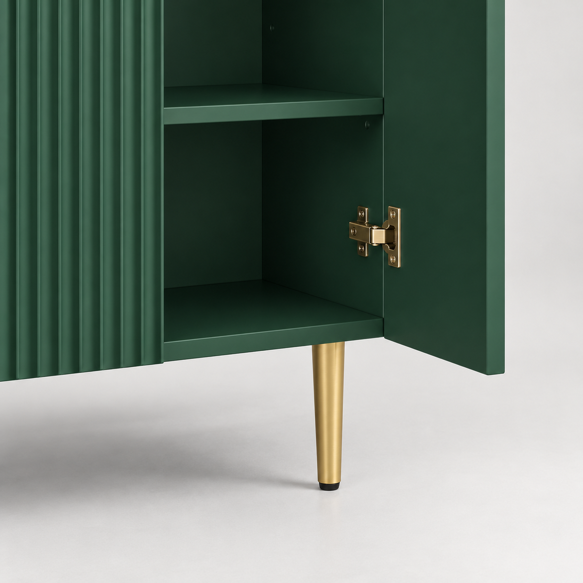 « Oliva » — Buffet vert olive à 2 portes — vue 5