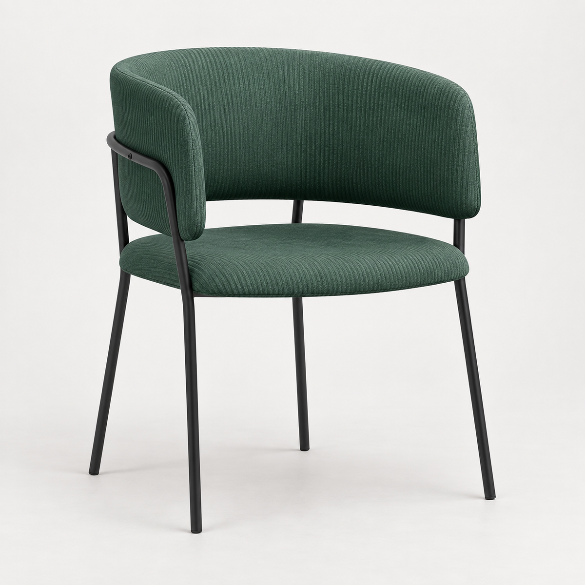 « Sauge » — Lot de 2 chaises en velours vert — vue 1