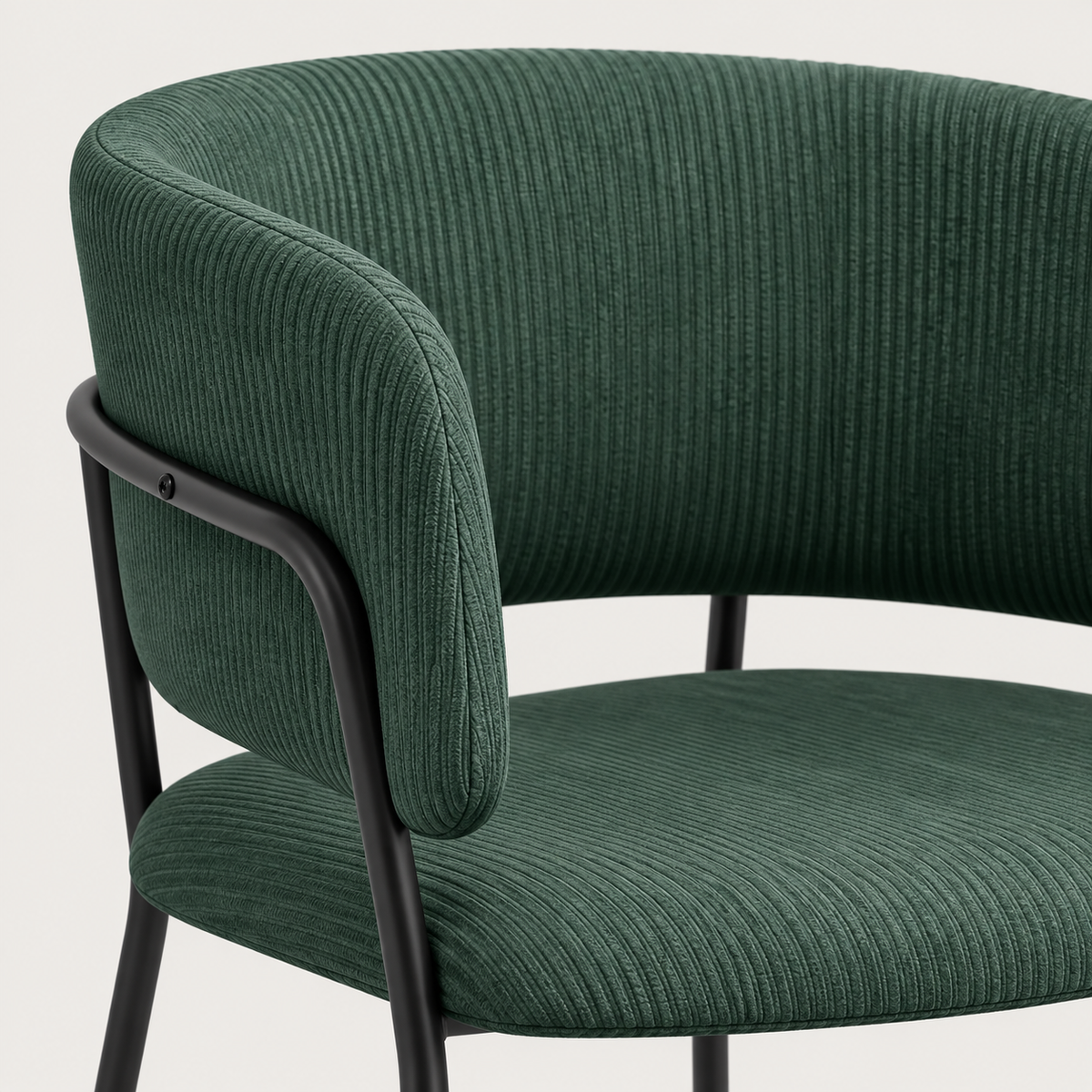 « Sauge » — Lot de 2 chaises en velours vert — vue 2